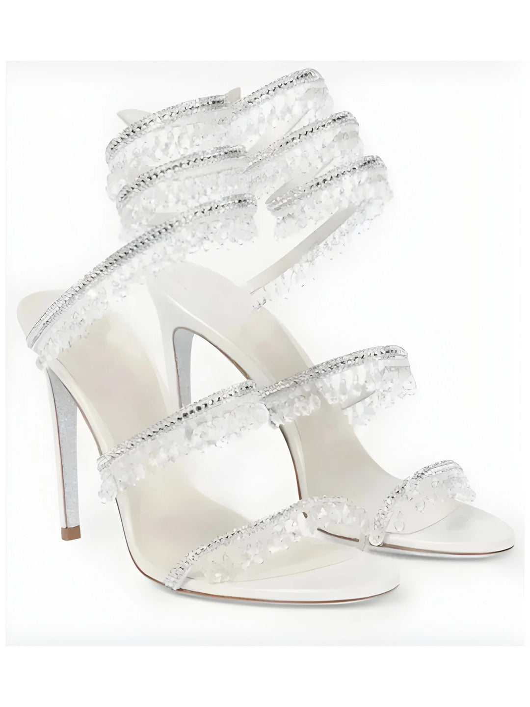 Women's Heeled Ankle Strappy Sandals with Soft Lining
