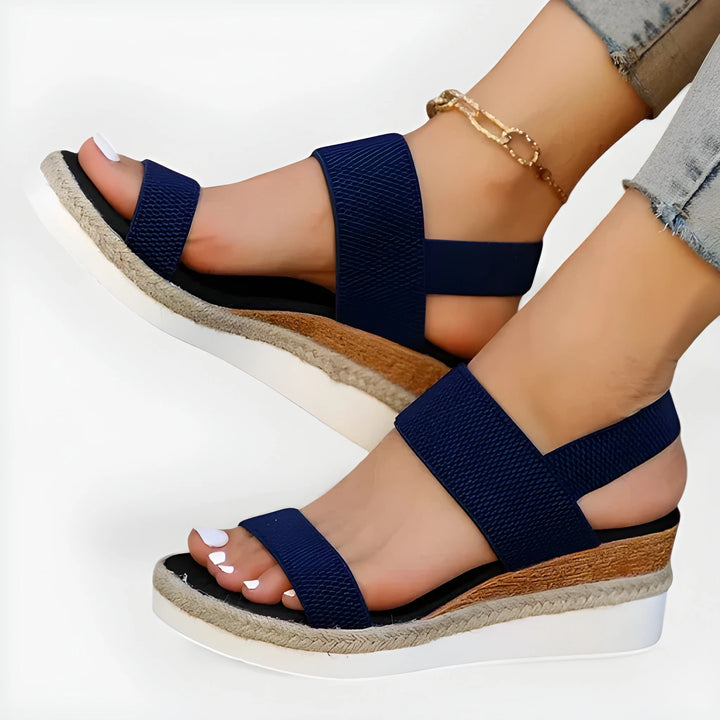 Women's Comfy Soft Platform Sandals with Cushioned Insole