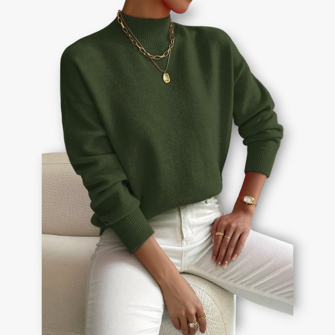 Women's Turtleneck Sweater | Oversize