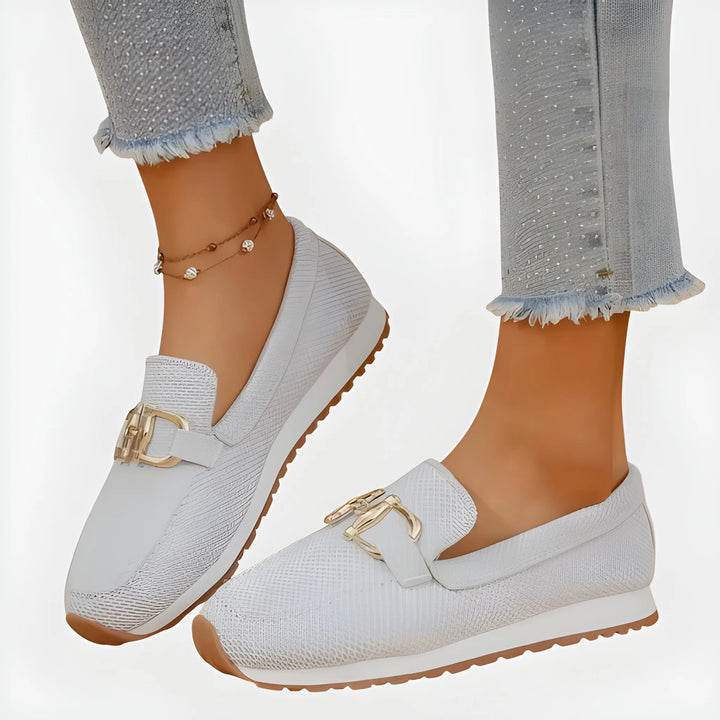 Women's Soft Flat Loafers with Breathable Mesh