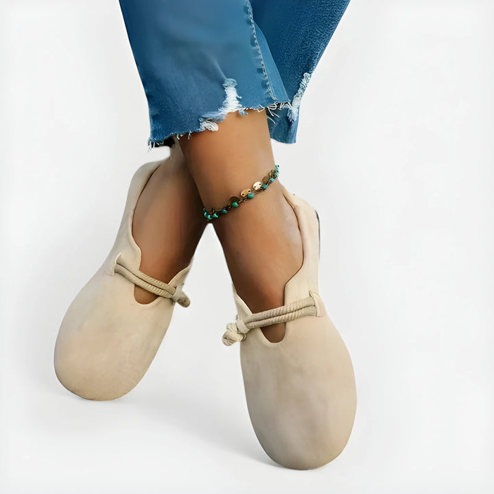 Women's Flat Comfy Loafers with Cushioned Insole