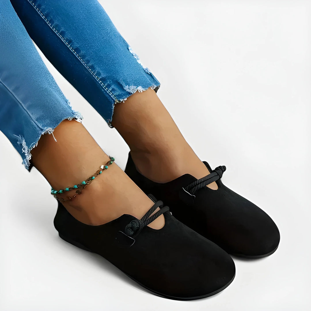 Women's Flat Comfy Loafers with Cushioned Insole