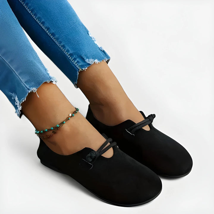 Women's Flat Comfy Loafers with Cushioned Insole