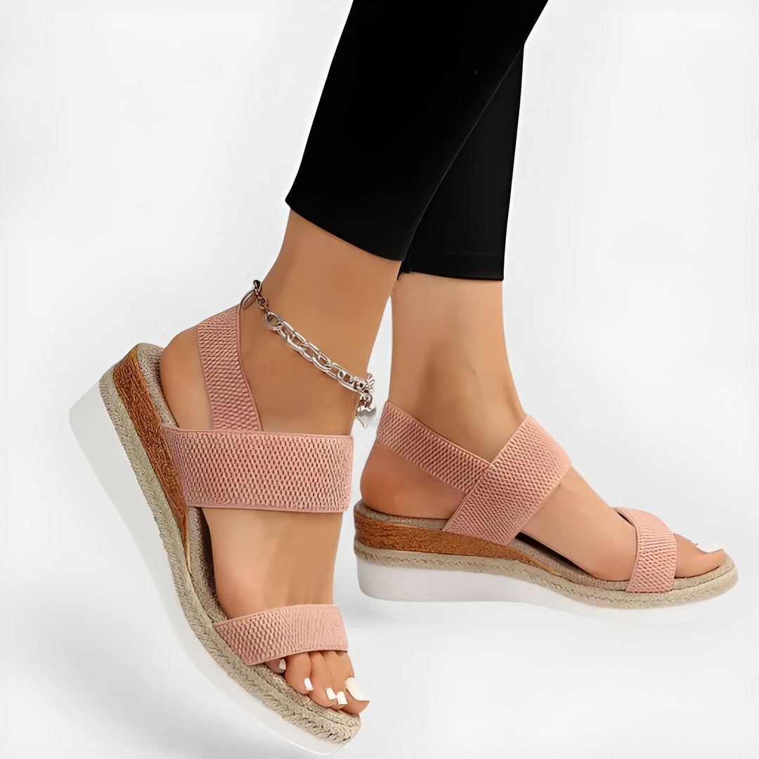 Women's Comfy Soft Platform Sandals with Cushioned Insole
