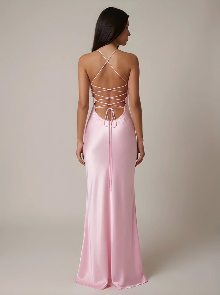 Women's Evening Elegant Maxi Dress with Embellished Bust
