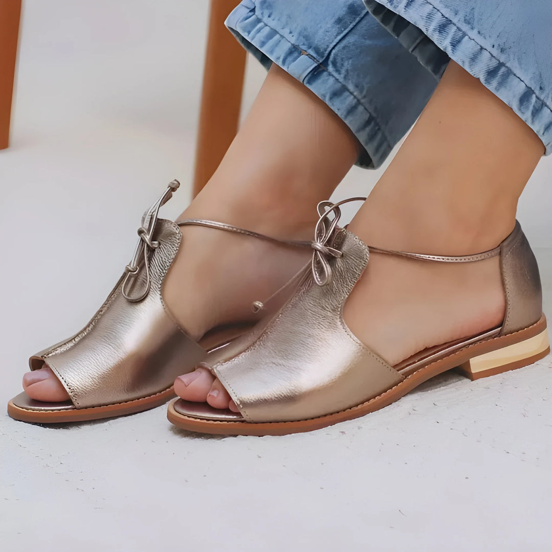 Women's Strappy Soft Sandals with Adjustable Strap